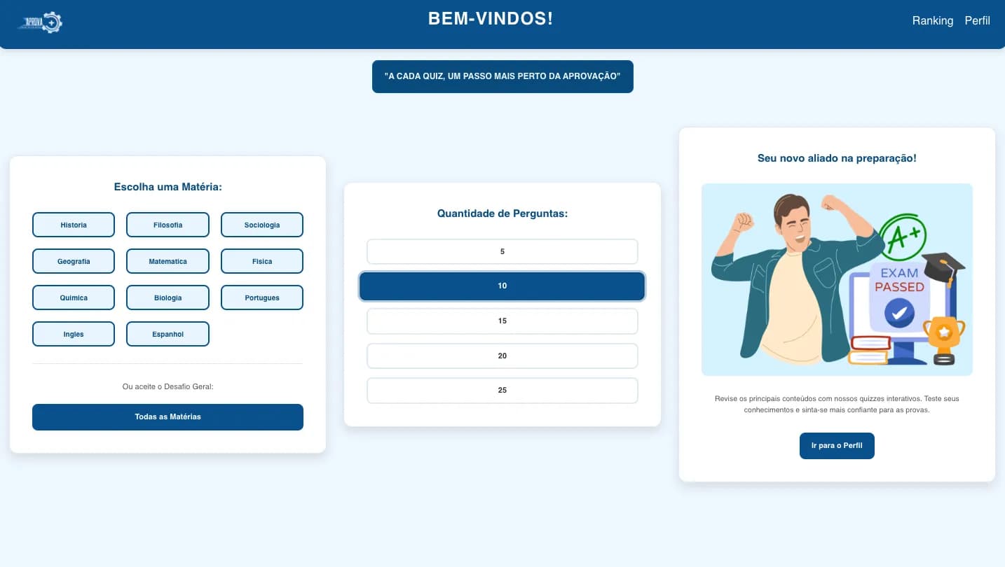 Aprova Mais, projeto desenvolvido por um dos grupos.